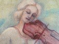 Angel tocando el Violin