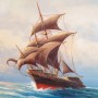Barco Velero en Alta Mar
