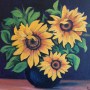 Jarro con Girasoles