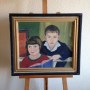 Retrato de 2 hermanos