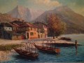 Minusio en la orilla del Lago Maggiore