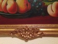 Fuente con Melocotones y Uvas